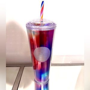 Starbucks Iridescent Rainbow 🌈 Kaleidoscope Dome Tumbler 2021